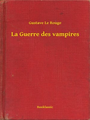 cover image of La Guerre des vampires